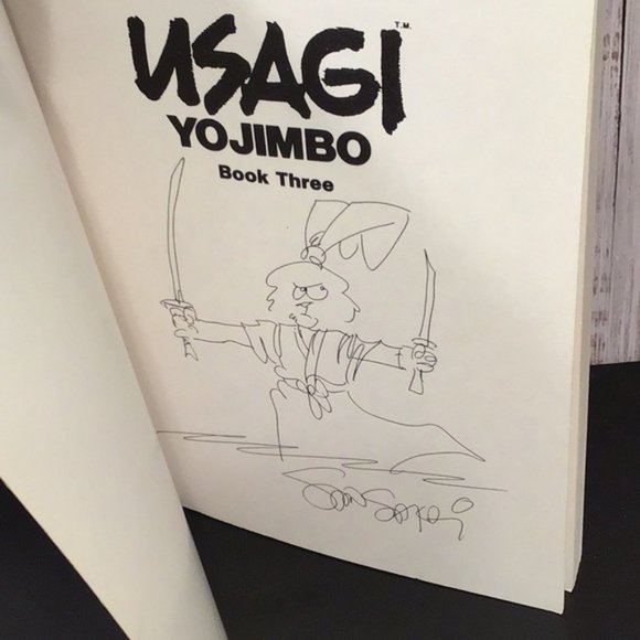 Signed Usagi Yojimbo Book Three Graphic Novel - Picture 2 of 4